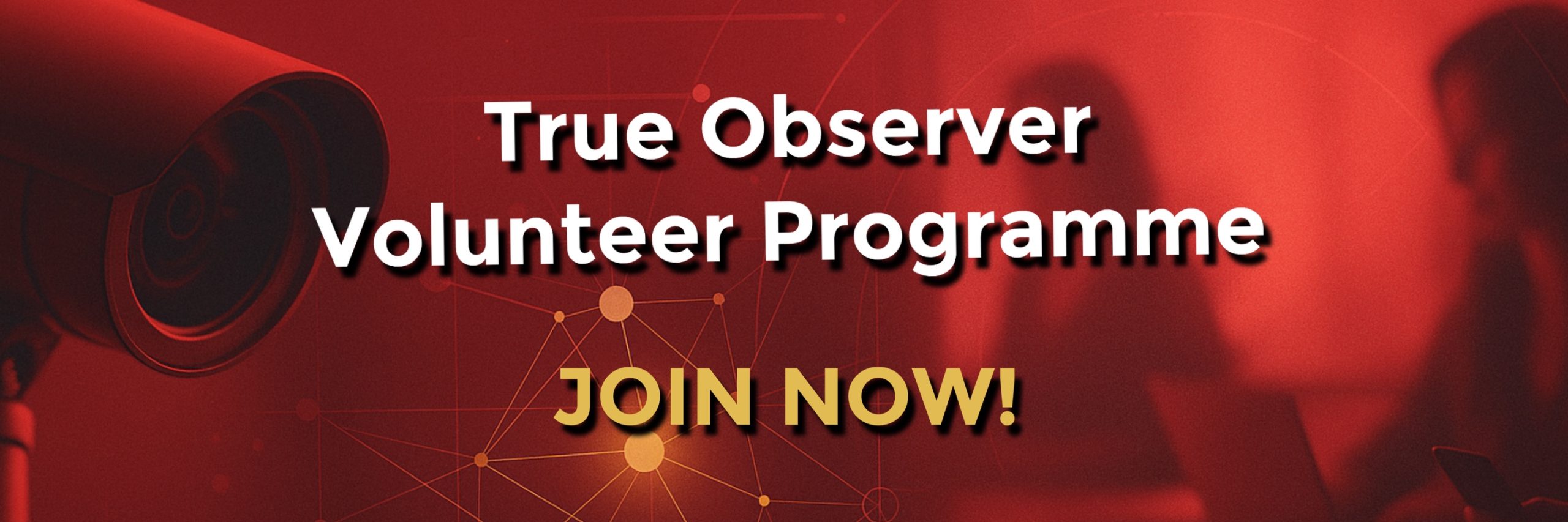 True Observer Volunteers Banner