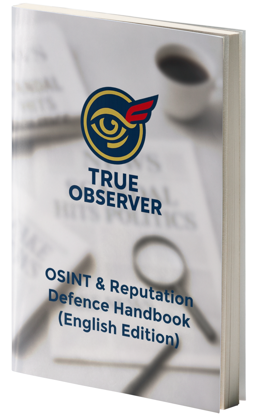 OSINT & Reputation Defence Handbook (English Edition)